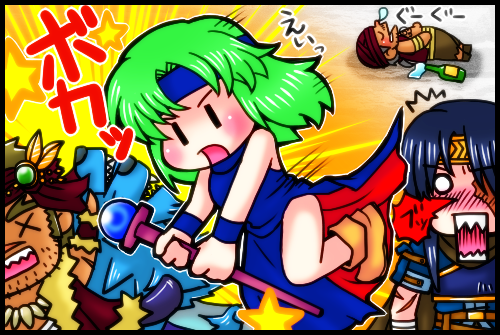 ジルドバ＆魔狼VSガルベス